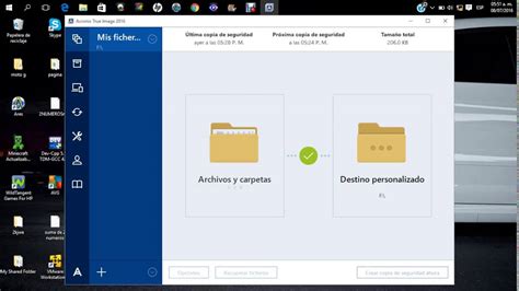 crear copias con acronis